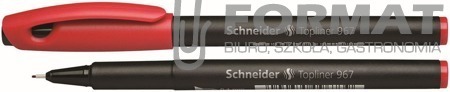 Cienkopis SCHNEIDER Topliner 967 04 mm czerwony 1