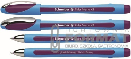 Długopis SCHNEIDER Slider Memo XB FIOLETOWY 1