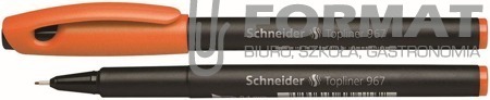 Cienkopis SCHNEIDER Topliner 967 04 mm pomarańczow 1