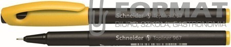 Cienkopis SCHNEIDER Topliner 967 04 mm żółty 1