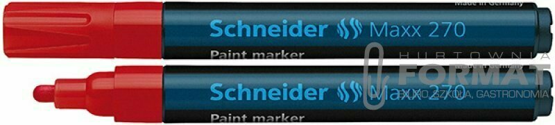 Marker olejowy SCHNEIDER Maxx 270 Czerwony 1