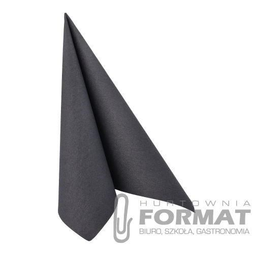 Serwetki 40 x 40 cm Royal 50sztuk Czarne 1