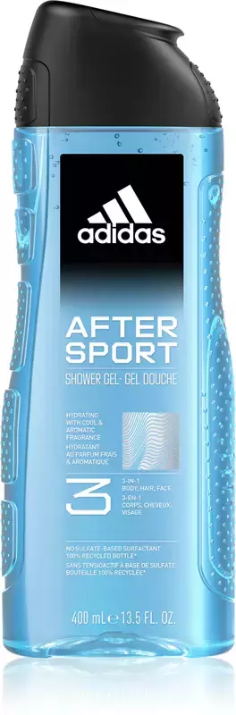 ADIDAS After Sport Żel do mycia 3w1 męski 400ml 1