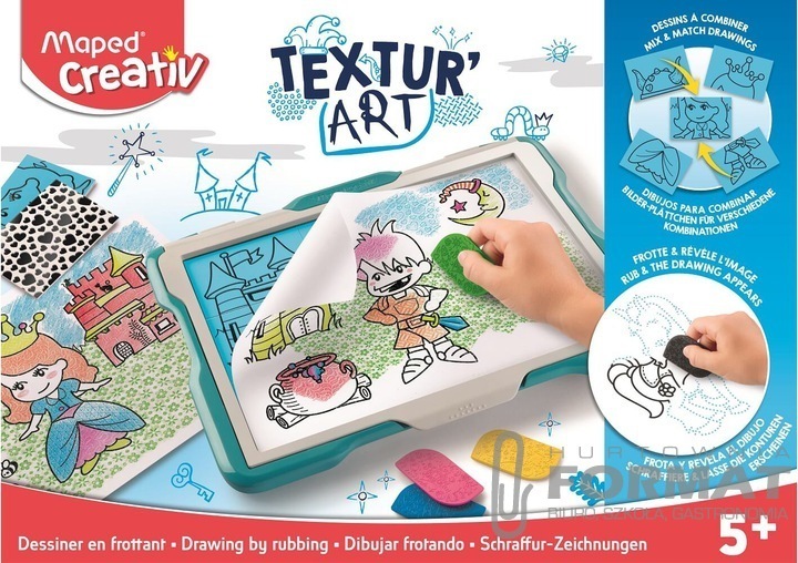 Maped Creativ tablica Textur'Art odrysowywanie/tek 1
