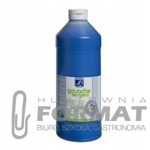 Farba tempera LEFRANC, 1000 ml, ciemno niebieska 1