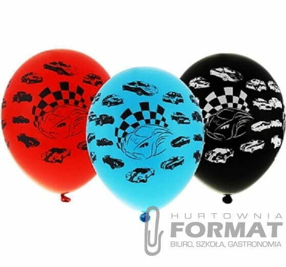BALON GUMOWY 12" Z NADRUKIEM "CARS" 1SZT 1
