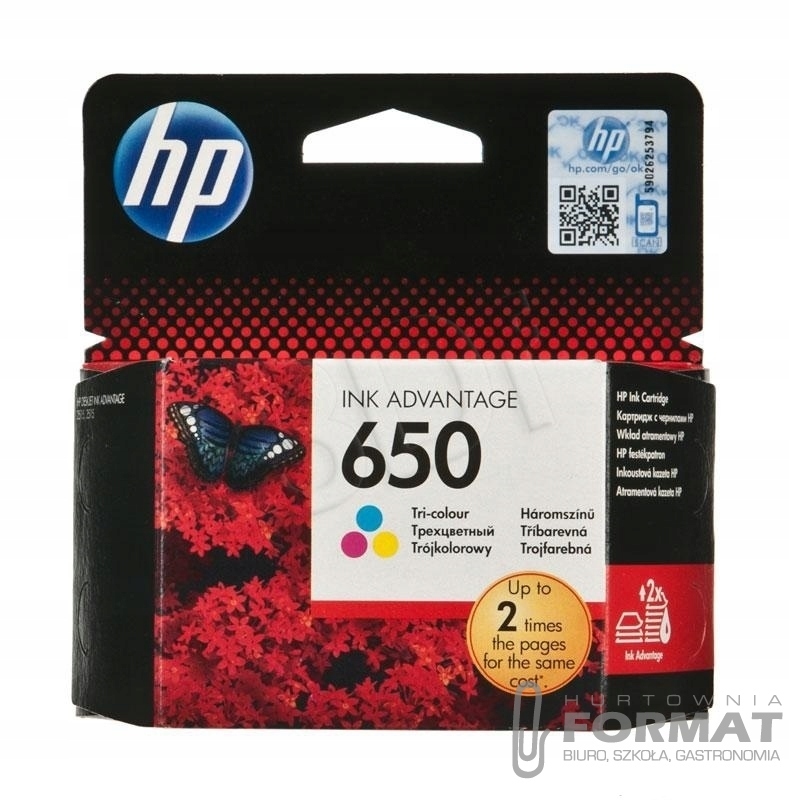 Tusz HP 650 CZ102AE Tri-colour 1015 1515 3515 4515 1