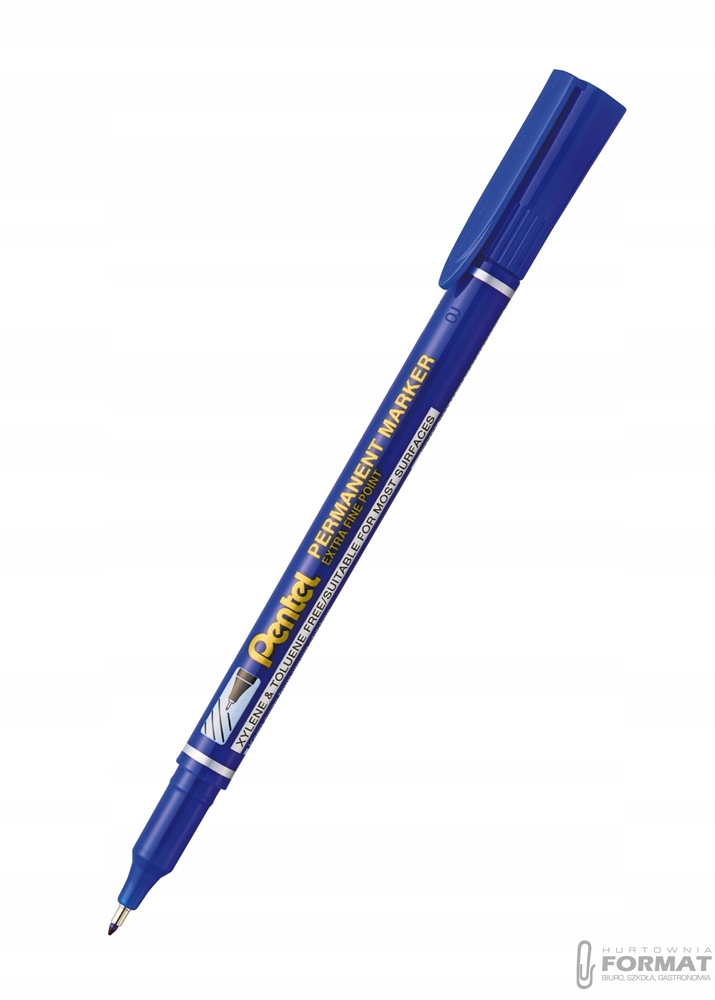 Marker permanentny Pentel NF450, niebieski 1