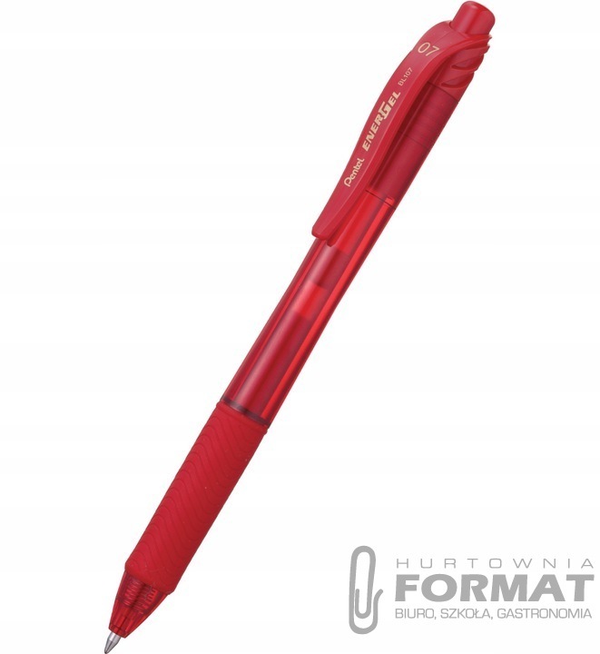CIENKOPIS KULKOWY BL107 CZERWONY PENTEL 1