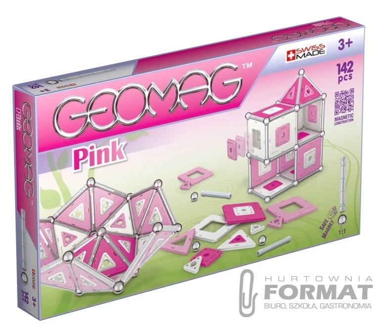 Geomag Pink. Klocki magnetyczne. 68 1