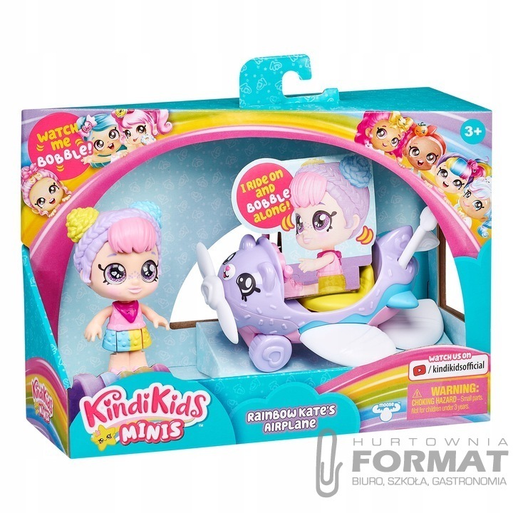 Kindi Kids Mini Samolot Rainbow Kate 1