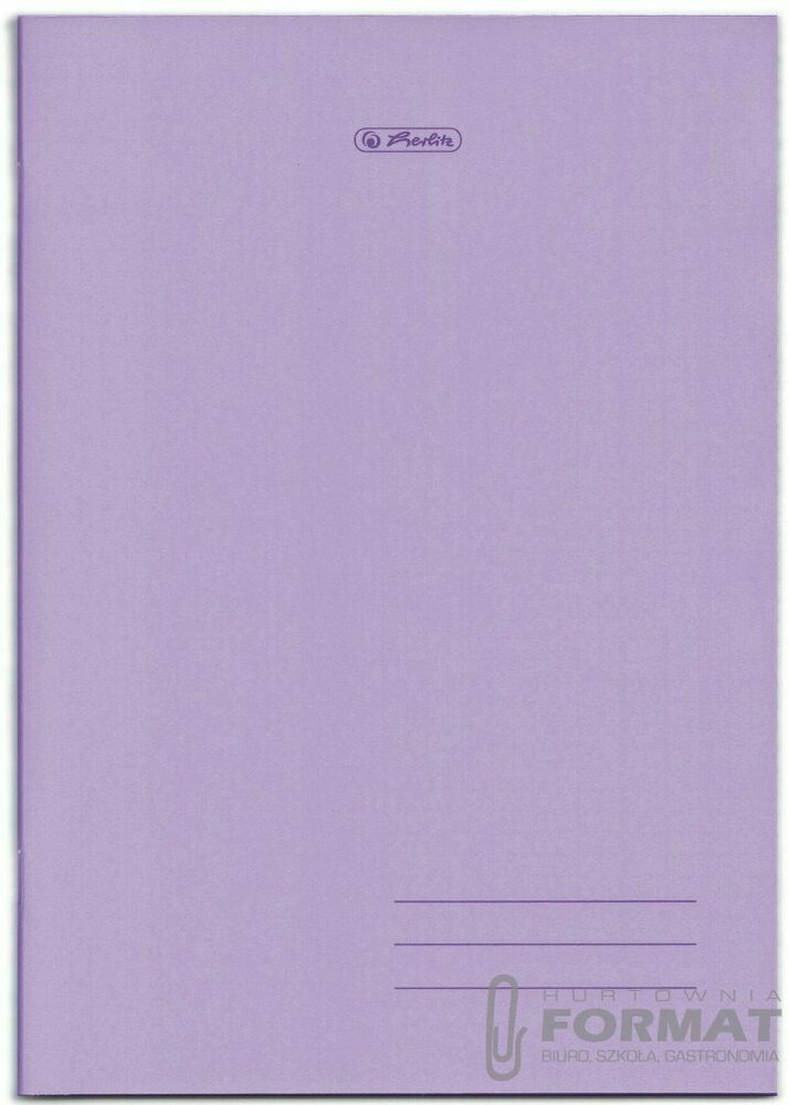 HERLITZ ZESZYT A5 60k OKŁADKA PP folet transparent 1