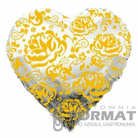 Balon foliowy "Złota róża" 18" (45cm.) 1