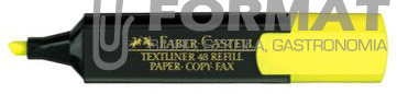 ZAKREŚLACZ FABER CASTELL ŻÓŁTY 1