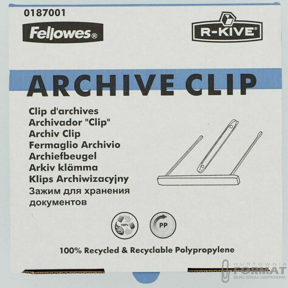Klips archiwizacyjny Fellowes A50 1