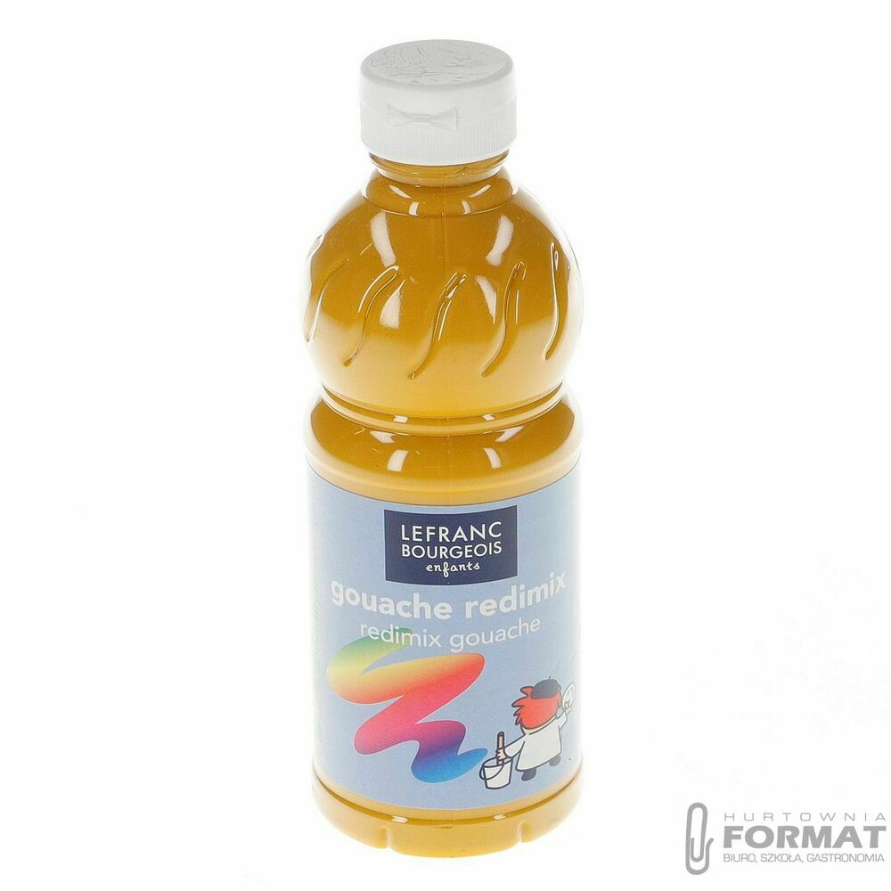 Farba tempera Lefranc&Bourgeois REDIMIX kolor: żółty 500ml 1 kolor. (188014) 1