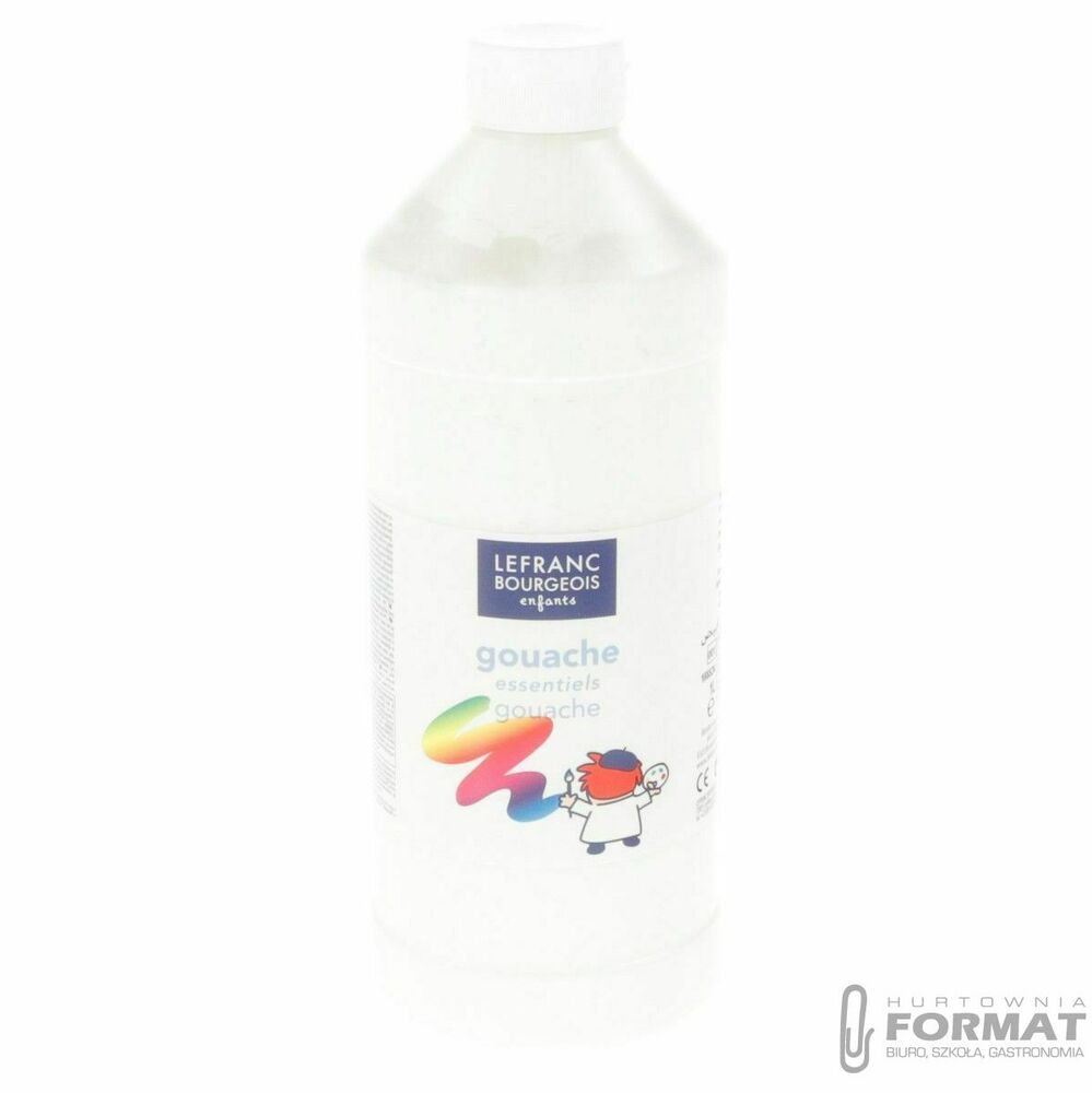 Farby plakatowe Lefranc&Bourgeois kolor: biały 1000ml 1 kolor. (188524) 1