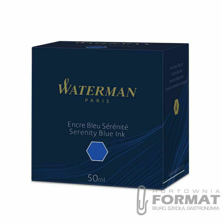 Atrament Waterman niebieski 1