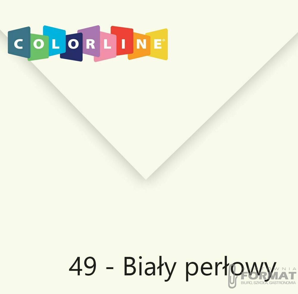Brystol Canson Colorline 49 biały 150g 10k [mm:] 500x650 (400110140) 1