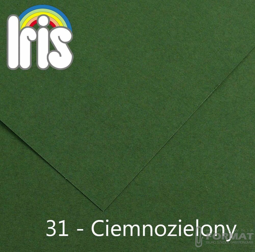 Brystol Canson Iris 31 A3 zielony ciemny 185g 50k [mm:] 297x420 (200040210) 1