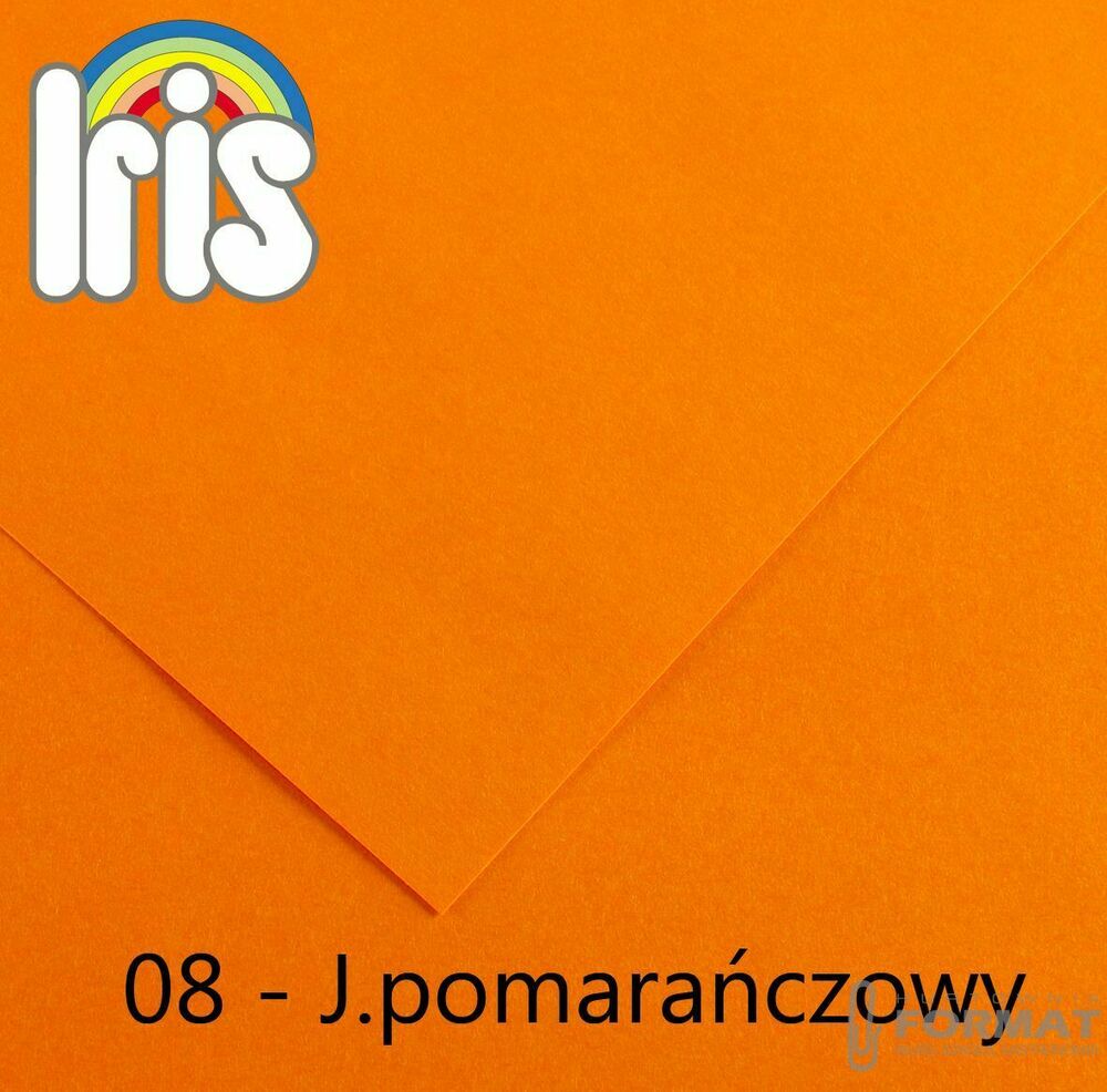 Brystol Canson Iris 08 B1 pomarańczowy jasny 240g [mm:] 70x100 (200040447) 1