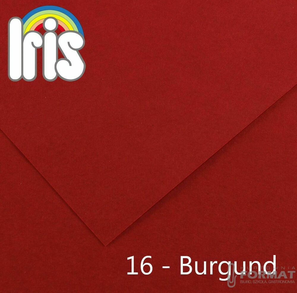 Brystol Canson Iris 16 B1 burgundowy 240g 25k [mm:] 700x1000 (200040455) 1