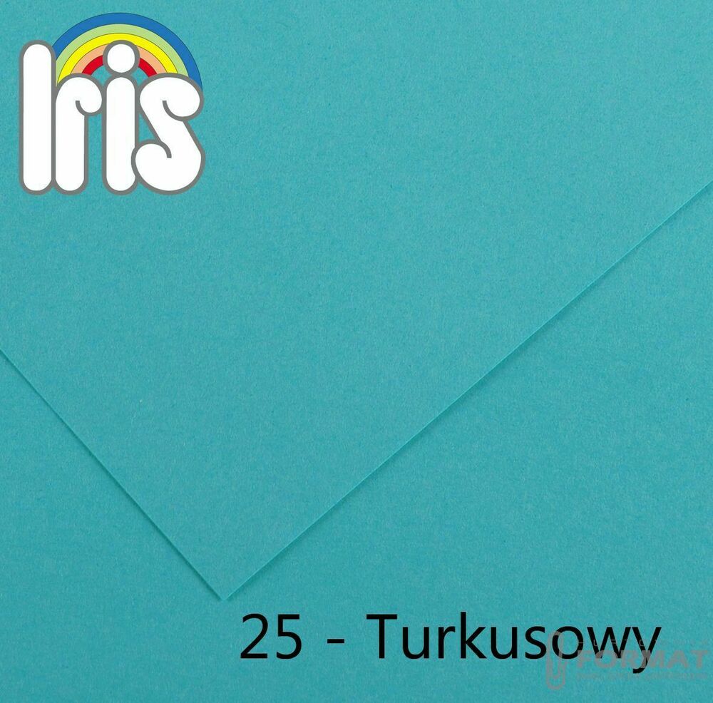 Brystol Canson Iris 25 B1 turkusowy 240g 25k [mm:] 700x1000 (200040464) 1