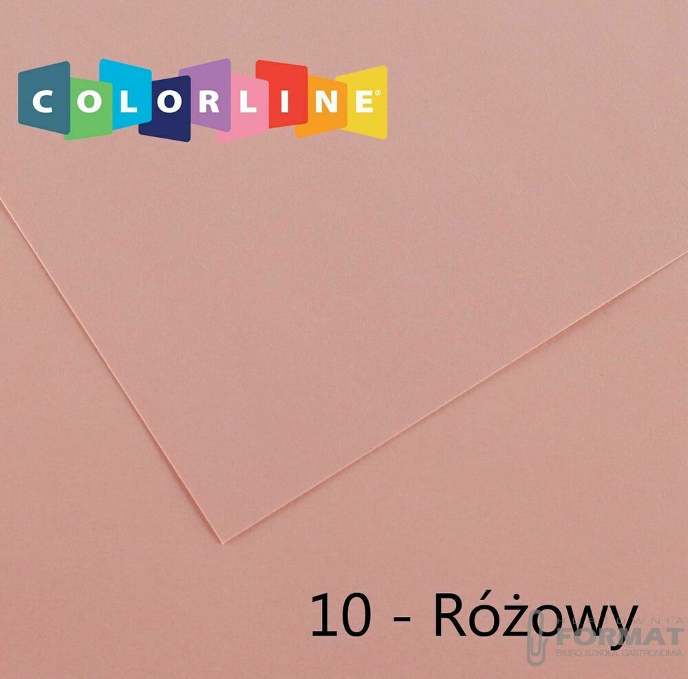 Brystol Canson Colorline 10 różowy 150g 10k [mm:] 500x650 (200041386) 1