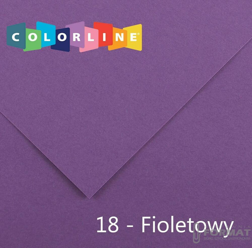 Brystol Canson Colorline 18 fiolet 150g 10k [mm:] 500x650 (200041394) 1