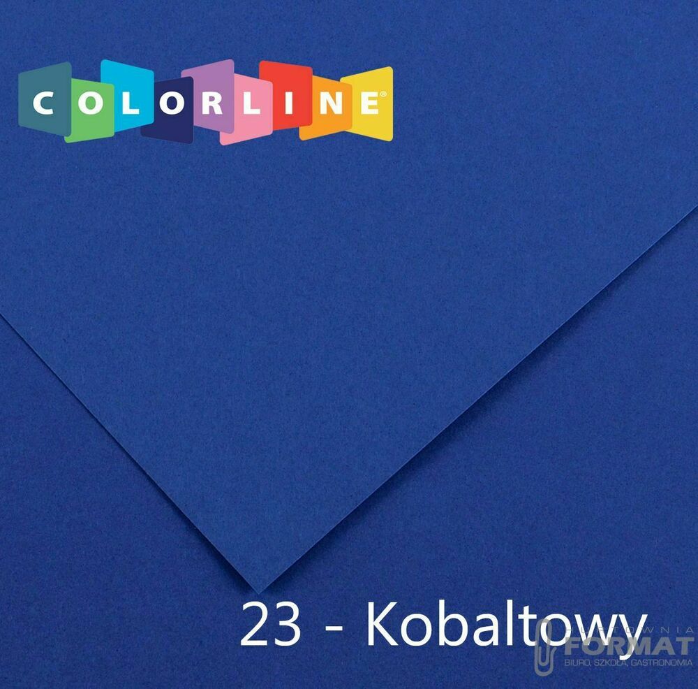 Brystol Canson Colorline 23 kobaltowy 150g 10k [mm:] 500x650 (200041399) 1