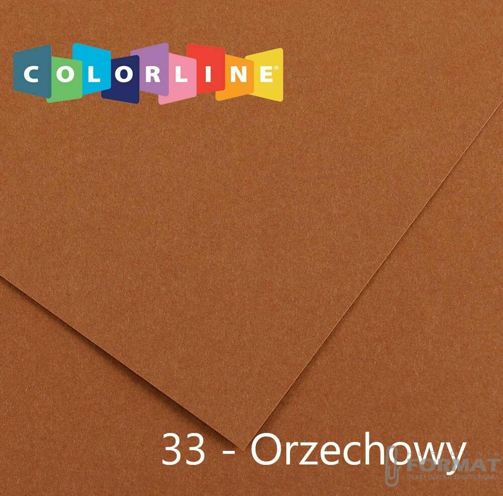 Brystol Canson Colorline 33 orzechowy 150g 10k [mm:] 500x650 (200041409) 1