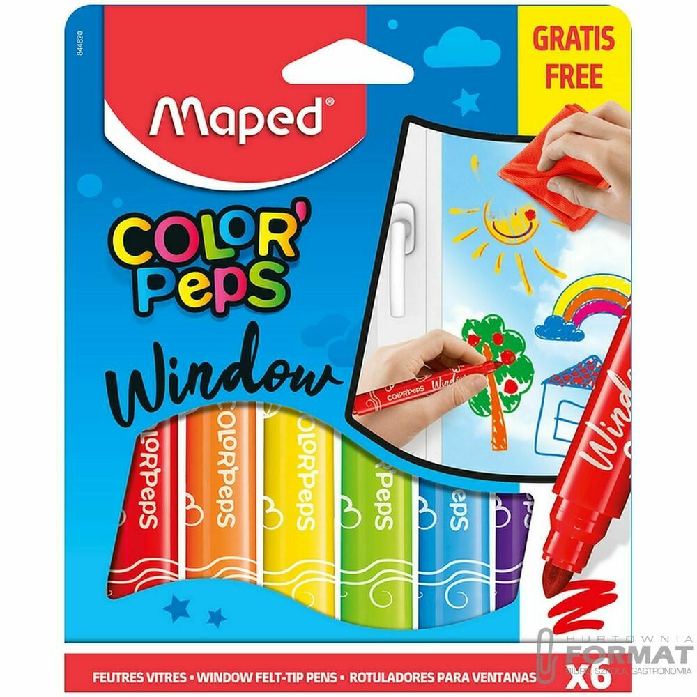 Flamaster Maped DO SZYB COLOR 6 kol. (844820) 1