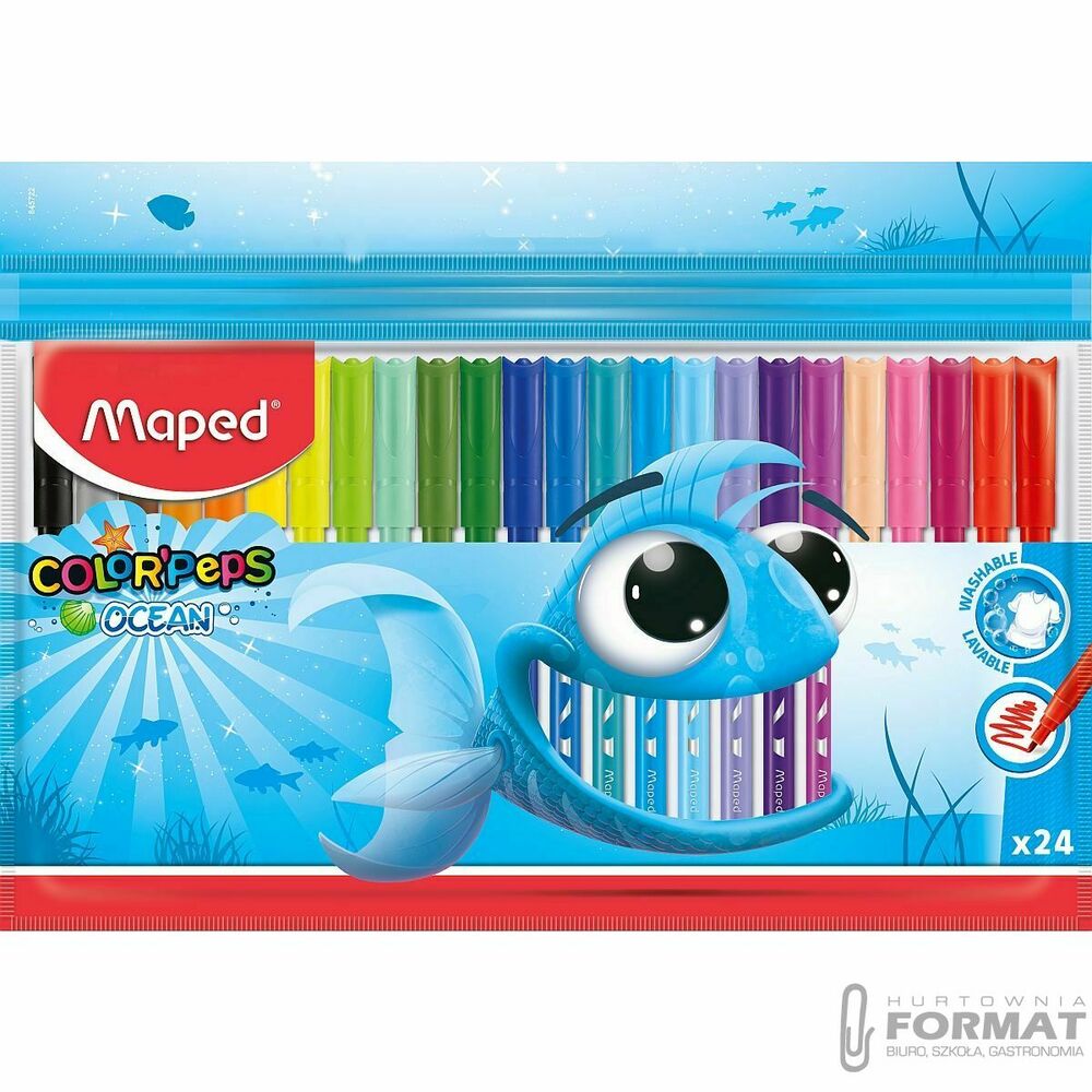 Flamaster Maped flamastry 24 kol. (845722) 1