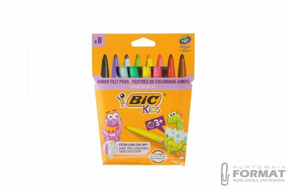 Flamaster Bic Kids 8 kol Visacolor XL 3270220010739 8 kol. (8290063) 1