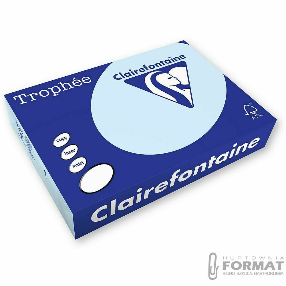 Papier kolorowy Trophee A4 gołębi 80g (xca41973) 1