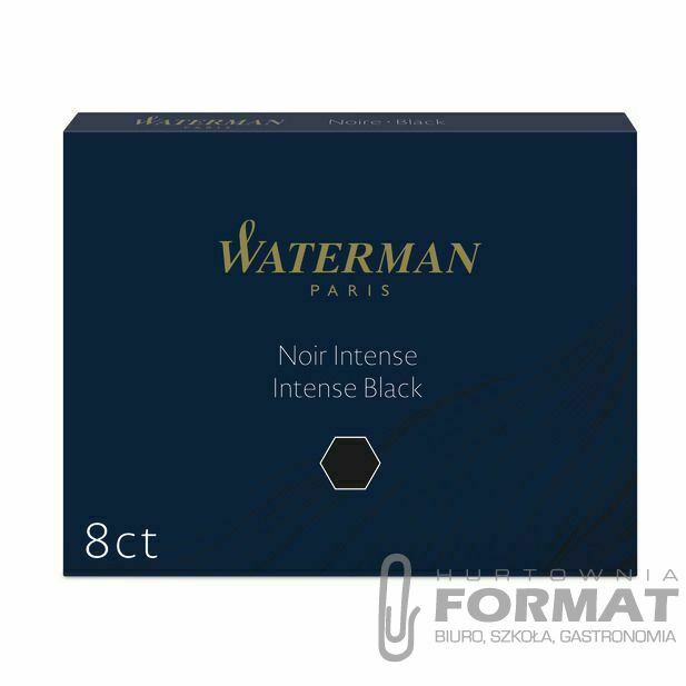 Naboje długie Waterman czarny (S0110850) 1