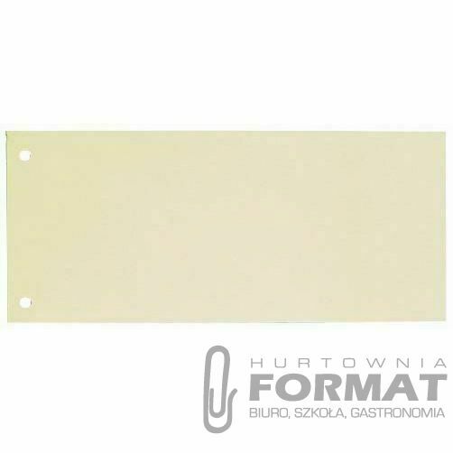 Przekładka czysta Oxford 1/3 A4 żółta 180g 100k (100205026) 1