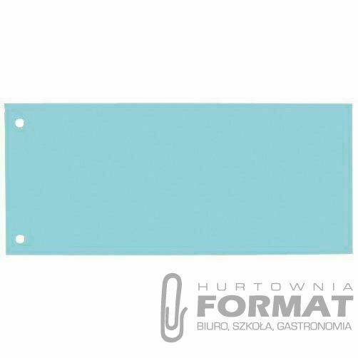 Przekładka czysta Oxford 1/3 A4 niebieska 180g 100k (100205025) 1