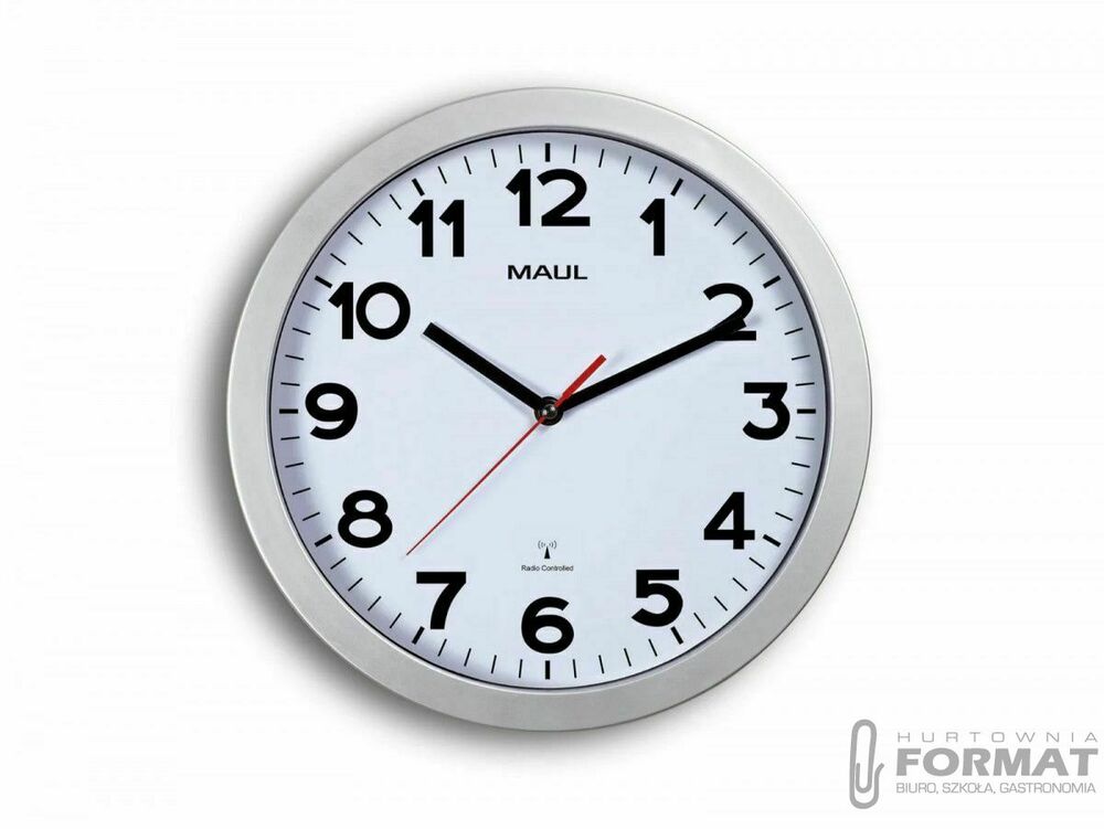 Zegar ścienny Maul MAULstep 30RC SREBRNY (90530/95 ML) 1