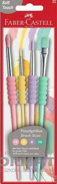 Pędzelki z miękkim uchwytem Faber-Castell pastel 1