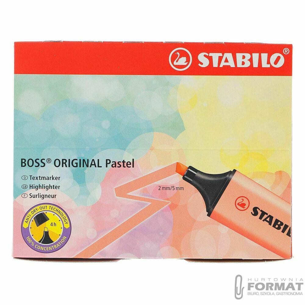 Zakreślacz Stabilo BOSS FROZEN FUCHSIA, fiolet 2-5mm (158) 1
