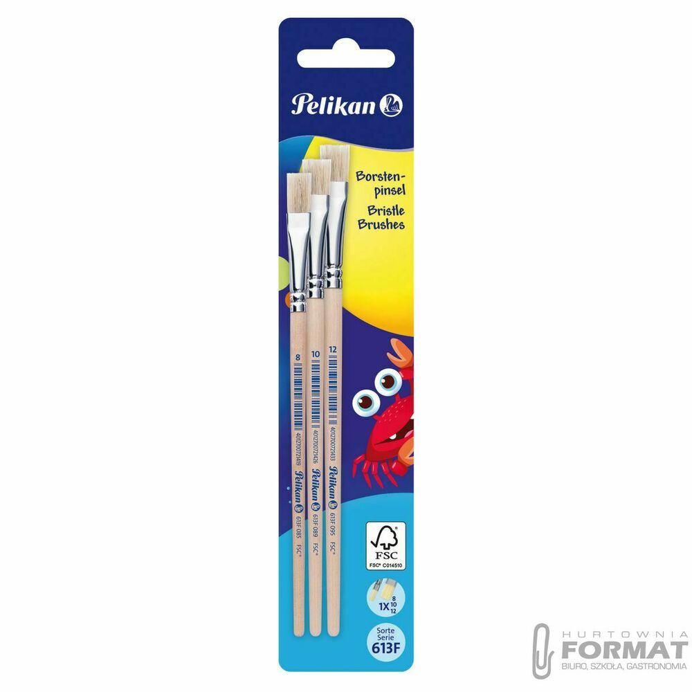Pędzel Pelikan 613F/8/10/12 700375 (100401590) 1
