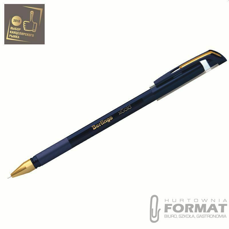 Długopis Berlingo xGold niebieski 0,7mm (243017) 1
