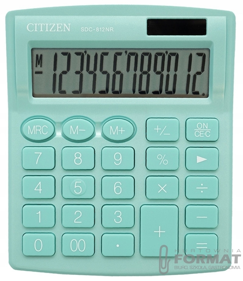 Kalkulator CITIZEN SDC-812NR 12-cyfrowy 127x105 1