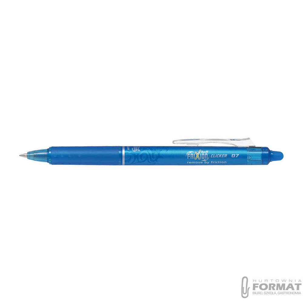 PILOT PIÓRO KULKOWE CLICKER FRIXION LAZUROWY 1