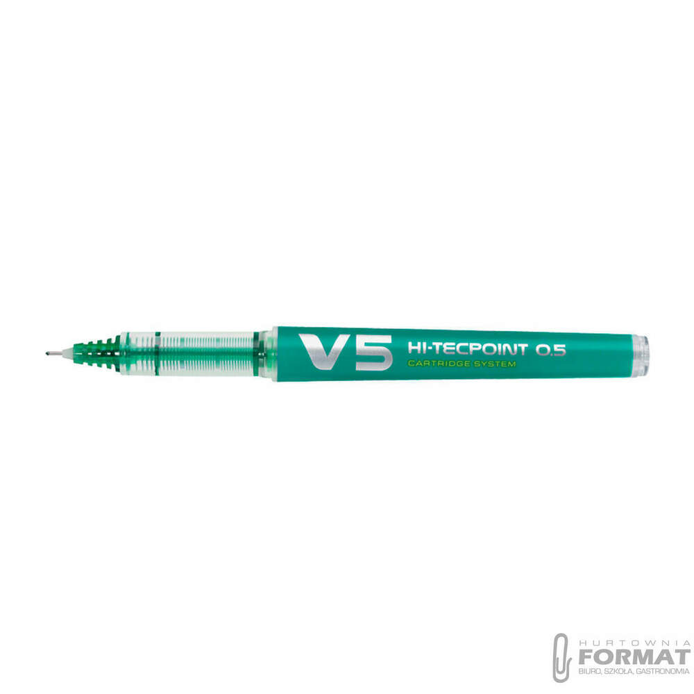 PILOT CIENKOPIS V5 NA NABOJE ZIELONY BG 1