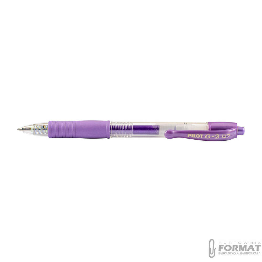 PILOT DŁUGOPIS G2 METALLIC M FIOLETOWY 1