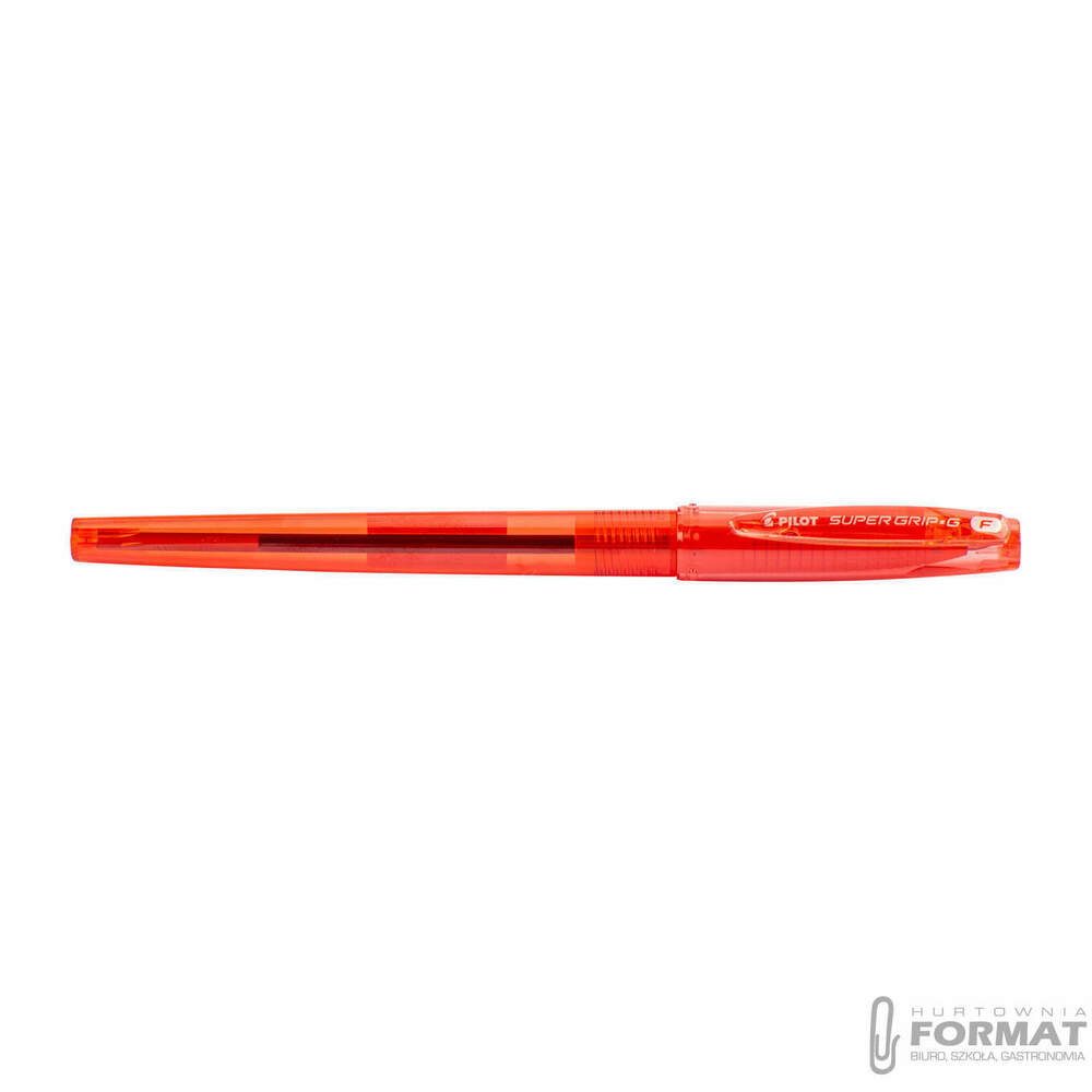 PILOT DŁUGOPIS SUPER GRIP G ZE SKUWKĄ CZERWONY 1