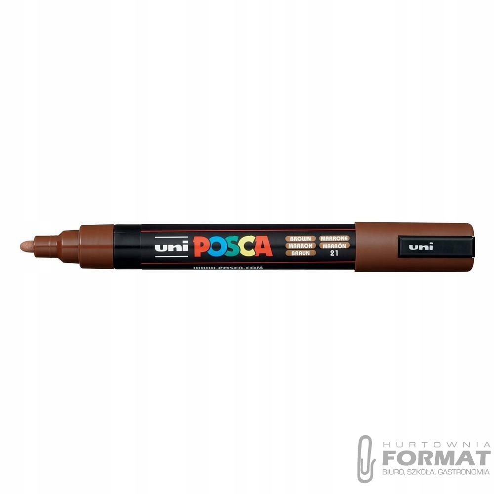 Marker plakatowy UNI POSCA PC-5M brązowy 1