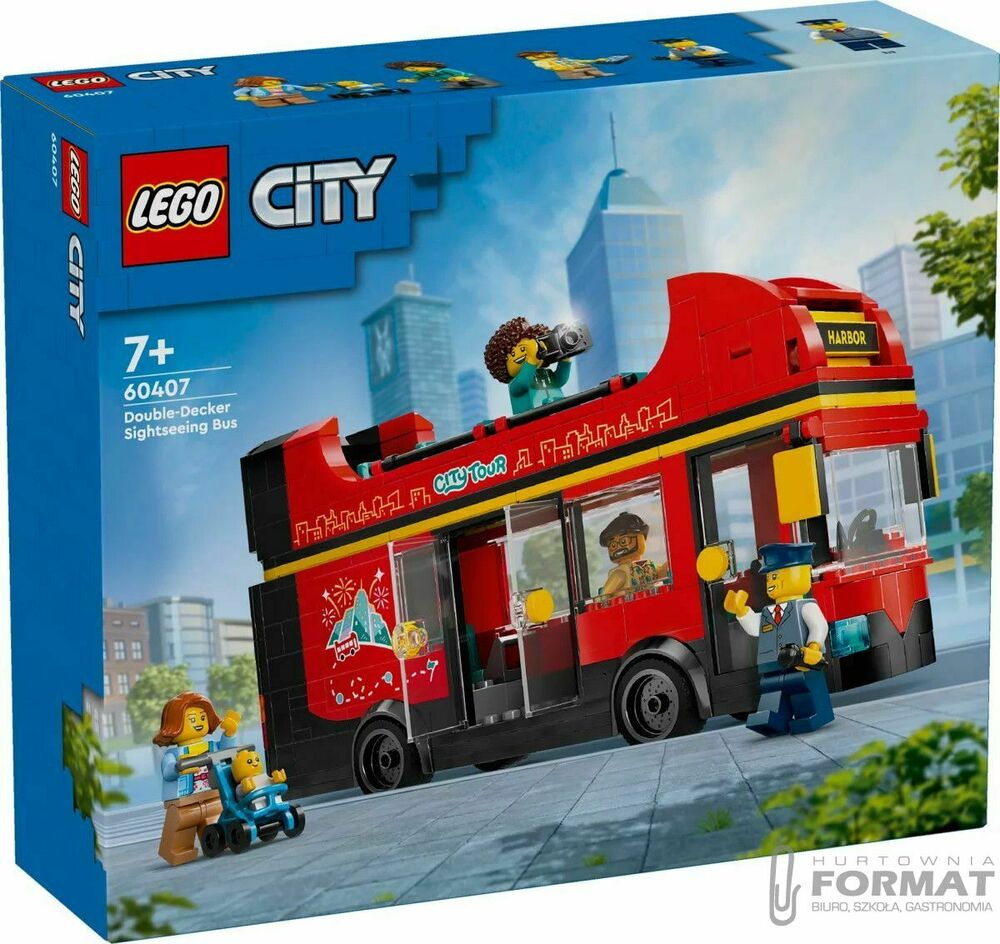 LEGO City 60407 Czerwonypietrowy autokar 1
